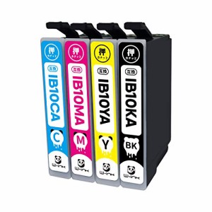 【W-ink】Epson用 エプソン インクカートリッジ IB10CL4A カードケース 互換 インク 4色セット 残量表示/個別包装/2年保証 対応機種:EW-M