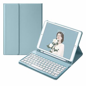 2021 iPad9 iPad8 iPad7 iPad Air3 Pro10.5 キーボード ケース 丸型キー 可愛い カラーキーボード カラフル 第 9 8 7 世代 アイパッド 10