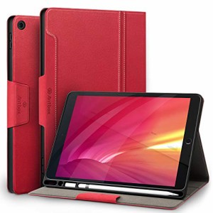 Antbox 第9世代ケース iPad 10.2 ケース iPad 第8世代/第7世代 ケース(2021/2020/2019) 高級ソフトPUレザー製 ひび割れ防止 耐衝撃 アッ