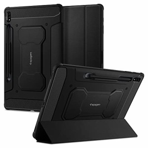 Spigen Galaxy Tab S8 Plus ケース with Spen 収納 Galaxy Tab S7 Plus ケース スタンド カバー タブレットケース S ペン収納 スタンド 