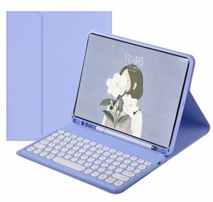 2021 iPad9 iPad8 iPad7 iPad Air3 Pro10.5 キーボード ケース 丸型キー 可愛い カラーキーボード カラフル 第 9 8 7 世代 アイパッド 10