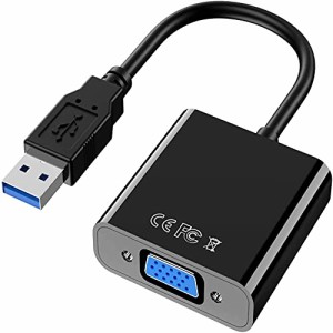 SZJUNXIAO USB 3.0 VGA変換アダプタ 1080P マルチディスプレイアダプタ プロジェクター PC HDTV 用 PC DVD HDTV用 USB3.0 to VGA 設定不