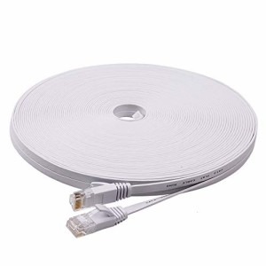 LANケーブル 30m 有線ケーブル ランケーブル フラットタイプ CAT6準拠 有線lanケーブル RJ45コネクタ フラットケーブル サーバー 業務用 