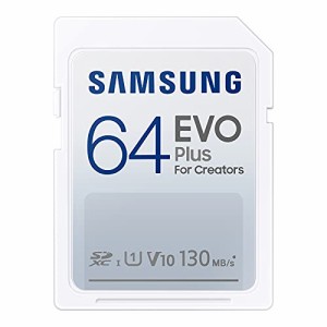 日本サムスン Samsung EVO Plus SDカード 64GB SDXC UHS-1 U1 MB-SC64K/EC 国内正規保証品