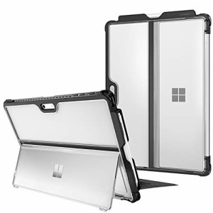 Fintie for Microsoft Surface Pro 7 Plus/Pro 7/ Pro 6/ Pro 5/ Pro LTE 12.3インチ ケース タイプカバー ソフトTPU ペンホルダー付き 