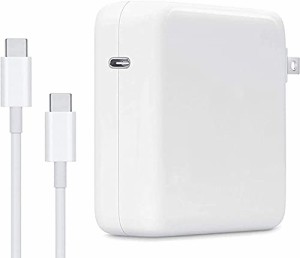 Junzhi 87W USB C 充電器 Macbook Pro Type-C アダプター PD タイプ-C 電源アダプタ Type C 急速充電器 iPhone/MacBook/ノートパソコン/S