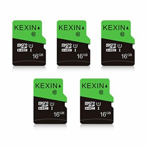 KEXIN MicroSD 16GB 5個セット 85MB/s SDカード 16gb UHS-I U1 Class10 SDHC マイクロSDカード 16GB Nintendo Switch 動作確認済 超高速