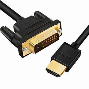 LINKINPERK HDMI-DVI 変換ケーブル,HDMI- DVI24+1オス,1080P (2m)