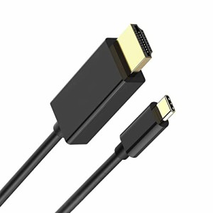 USB Type-C to HDMI変換ケーブル 1.8M接続ケーブル USB C アダプタ 4K, MacBook Pro Air 2017-2022/ iPad Pro 2018-2022/ Surface Go/Goo