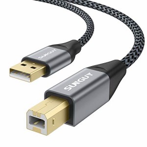 プリンターUSBケーブル 3m SUNGUY USB 2.0 Aオス-Bオスパソコンと プリンター接続ケーブル 延長 プリンターケーブル Epson Canon Brother