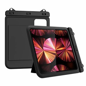 タブレット防水ケース ATiC お風呂ケース スタンド仕様 12インチ以下のタブレット適用 透明防水カバー 首掛けバンド付き 浴室 お風呂 プ