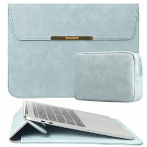 TOWOOZ【折り畳み式】2022年新型 M2 Macbook Pro/Macbook Air ケース 13 インチ 薄型 耐衝撃 撥水 磁石設計 収納袋付き Macbook Air/Pro 