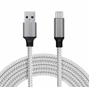 USB C to USBケーブル (0.5m/グレー/10Gbpsデータ転送) USB-C & USB-A 3.2(Gen2) ケーブル 60W 20V/3A USB A to USB Cケーブル Xperia/Ga