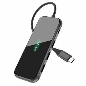 MT-VIKI USB Type-C ハブ ドッキングステーション 7-in-1 [HDMIポート4K@30Hz出力/USB C 65W急速充電/USB 3.0ポート*3 5Gbpsデータ転送/ 