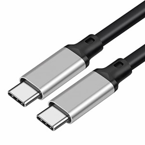 USB 3.2 Type C ケーブル (1m, グレー) LpoieJun.HH【20Gbps転送 100w急速充電 4K@60Hz映像出力 PD3.0/QC3.0対応 】タイプc ケーブル Mac