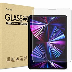 ProCase iPad Pro 11 ガラスフィルム、耐指紋 耐衝撃 画面保護フィルム つや消し 強化ガラス 適用機種：iPad Pro 11” ３世代 2021/2世代