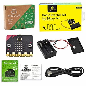 KEYESTUDIO BBC Micro:bit V2.21（マイクロビット）Microbitスターターキット 電子部品 キット 電子プログラミング セット