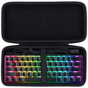 co2CREA 収納ケース 互換品 Razer Huntsman Mini 60% ゲーミングキーボード テンキーレス (ブラック)