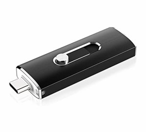 RAOYI USBメモリ128GB USB 3.1 2in1 Type-C 最大読出速度370MB/s、最大書込速度380MB/sフラッシュドライブデュアルドライブ USBサムドラ