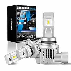 NOVSIGHT HB4 55W 12000LM 無極性 LEDヘッドライトHB4 フォグランプ 切れのいいカットライン 6500K 新車検対応 高品質LEDチップ搭載 高輝