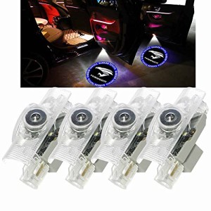 Minile ハリアー車用カーテシランプ ロゴ 4個セット 工具付 ドアウェルカムライト カーテシライト LEDロゴ投影 30系60系ハリアー カーテ