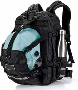 バイク用 へルメットバッグ  一体型　撥水　バイク リュック メンズ 汎用 26L　バイク用デイパック  拡張機能あり　オートバイ サイクリ