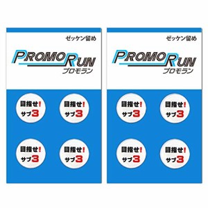 プロモラン ゼッケン留め 穴をあけない 凹凸留め具 Φ16.8mmx4個 2セット 目指せ！サブ3