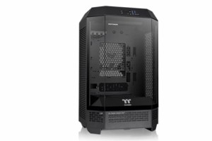 Thermaltake The Tower 300 Black 3面強化ガラスパネル採用 八角柱スタイル マイクロタワー Micro-ATX PCケース CA-1Y4-00S1WN-00 CS8881