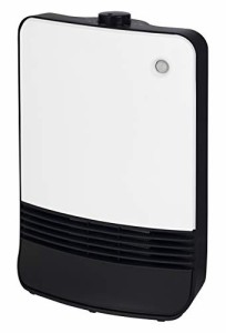 [山善] セラミックファンヒーター 人感センサー搭載 ハイパワー 1200W 最大8畳 省エネ 暖房出力2段階切替 ホワイト DSF-TK12(W)