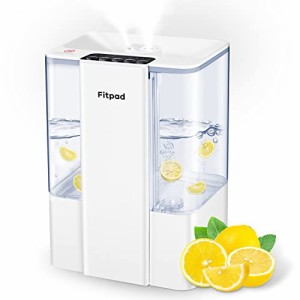 加湿器 Fitpad 5L 大容量 超音波式 30時間連続加湿 静音 多機能 上部給水 乾燥対策