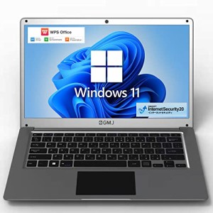 GM-JAPAN ノートパソコン Windows 11 Office搭載 超軽量 薄型 SSD 128GB/メモリ 6GB/WEBカメラ/WPS Office/Celeron/WIFI/USB3.0/HDMI/14.