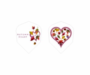 ダーツフライト【プロ】インディーズシリーズ AUTUMN HEART シェイプ