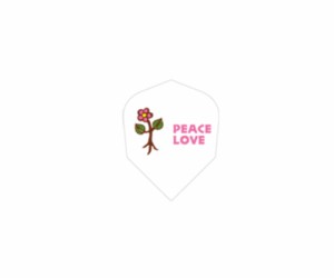 ダーツフライト【プロ】インディーズシリーズ PEACE LOVE シェイプ