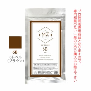 MZカラー 6B ブラウン 120g 【医薬部外品】 和漢ハーブカラー