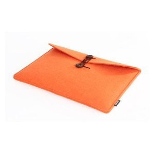 MacBook Air ケース 羊毛フェルト 11インチ 横 (オレンジ)