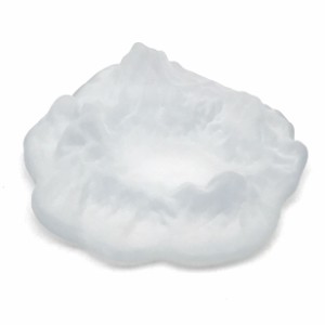 灰皿 氷山モチーフ シンプル モダン ガラス製 (スモーク)