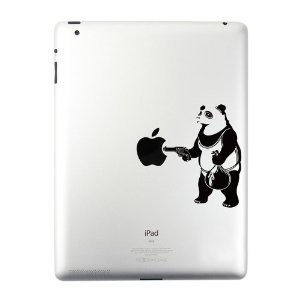 iPad ステッカー シール Robber Panda