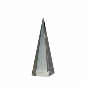 置物 クリスタルガラス シンプル モダン (四角錐)