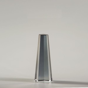 置物 クリスタルガラス シンプル モダン (五角柱)