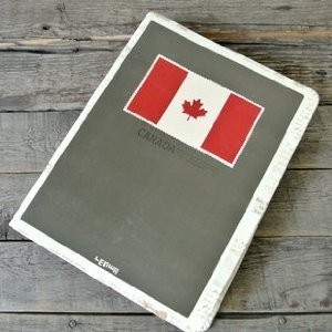 ルーズリーフ ノート カナダ国旗 メイプルリーフ (B)