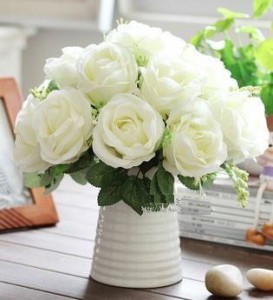 造花 白い花 インテリアの通販｜au PAY マーケット
