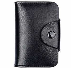 カードケース 財布 シンプル 蛇腹 コンパクト (ブラック)