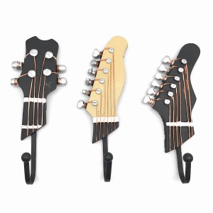 ウォールフック レトロなギター ヘッドモチーフ 3種類セット