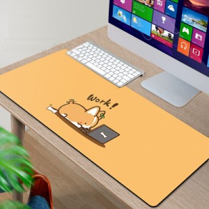 デスクマット パソコン用 ビッグサイズ マウスパッド キュートなアニマル (犬)