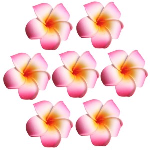 造花 プルメリア 花のみ 7センチ 10個 (ピンク)