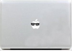 MacBook ステッカー シール Shutter sunglasses