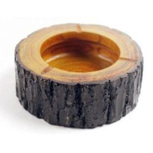 灰皿 リアル木材風 木製 (11〜12cm)