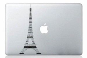 MacBook ステッカー シール Eiffel Tower (11インチ)
