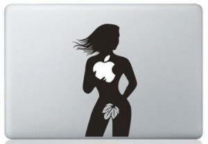 MacBook ステッカー シール Hide Girls Body (17インチ)