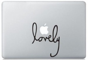 MacBook ステッカー シール Lovely (13インチ)
